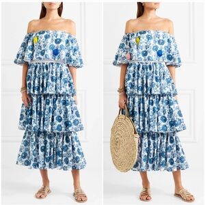 NWT Mochi Barta Tiered Maxi Dress Med